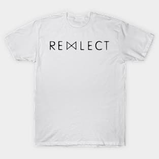 Simple Reflect Text T-Shirt